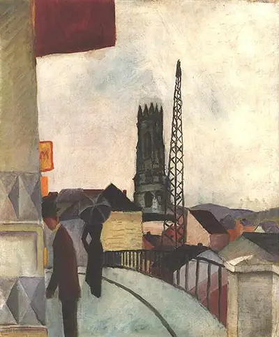 Cathedral of Freiburg August Macke